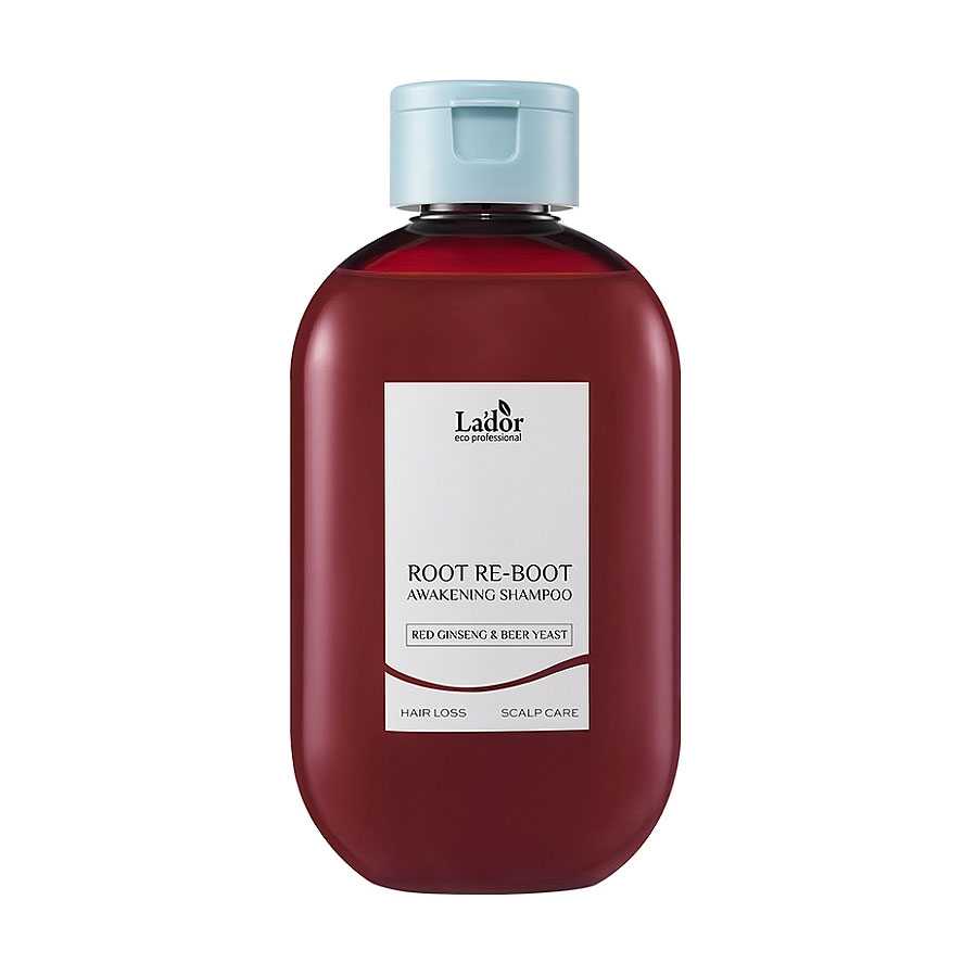 Шампунь La'dor Root Re-Boot Awakening Shampoo Red Ginseng &amp; Beer Yeast для росту волосся, 800 мл