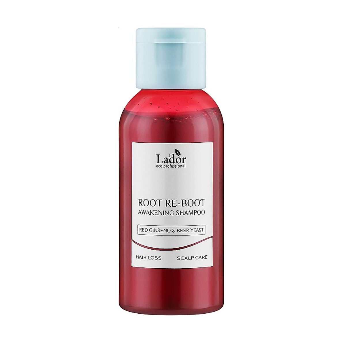 Шампунь La'dor Root Re-Boot Awakening Shampoo Red Ginseng &amp; Beer Yeast для росту волосся, 50 мл